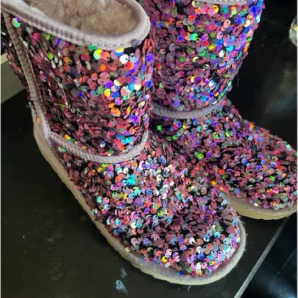 UGG Kids Sequin Boots - Multicolor